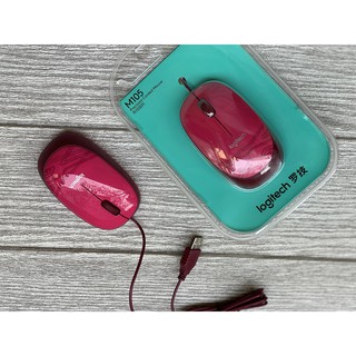 CHuột quang logitech M105 màu hồng