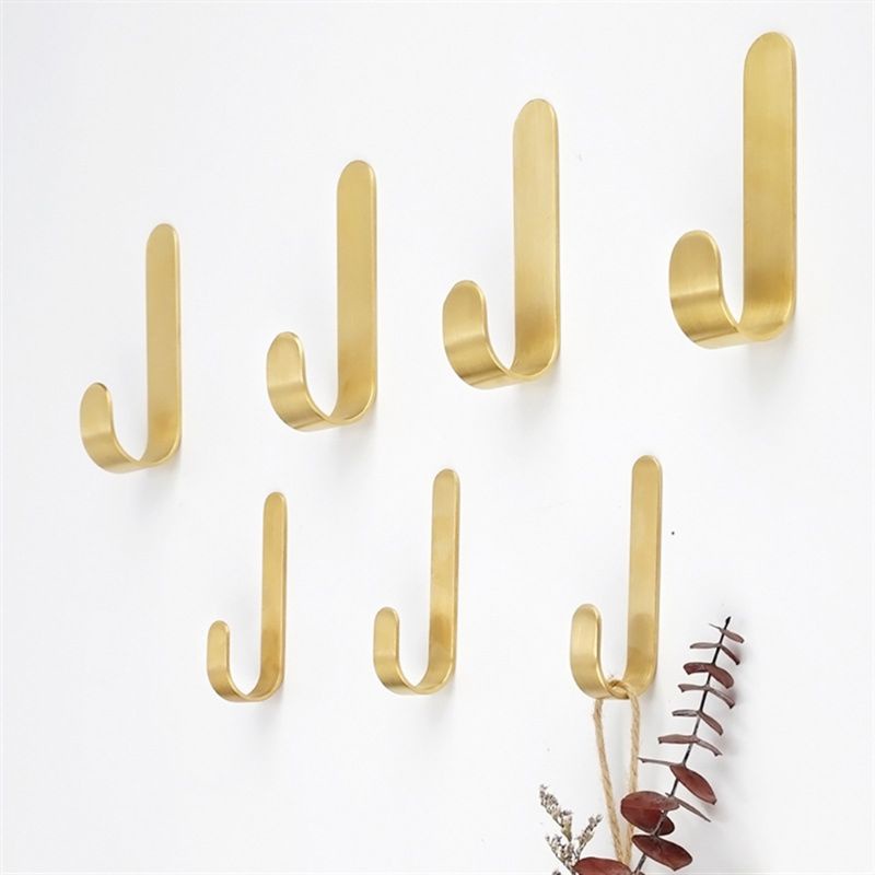 Kiss Móc Treo Quần Áo Không Cần Khoan Màu Vàng Đồng Cho Phòng Tắm / Phòng Ngủ / Phòng Khách / Nhà Bếp