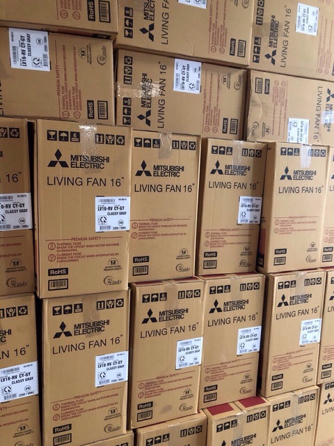 Quạt cây Mitsubishi LV 16 RV-CY-GY💝FREESHIP💝 Giảm 20K Khi Nhập  Quạt đứng