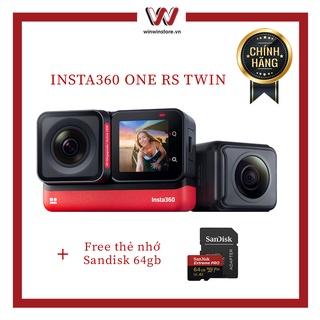 [Mã 88ELSALE giảm 7% đơn 300K] Camera hành trình Insta360 ONE RS 4K Edition/ Twin Edition ( 360 độ )