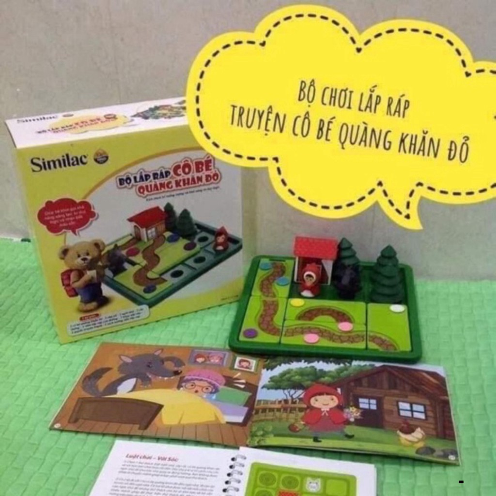 Bộ lắp ráp lego cô bé quàng khăn đỏ