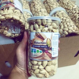 HẠT DẺ CƯỜI MỸ sấy muối, ko tẩy trắng (Hộp 350gram-500gram)