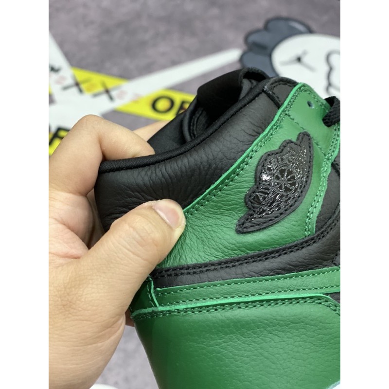 [AGsneaker] Giày thể thao cổ cao màu xanh lá đen chân bè fit lên 1 size...