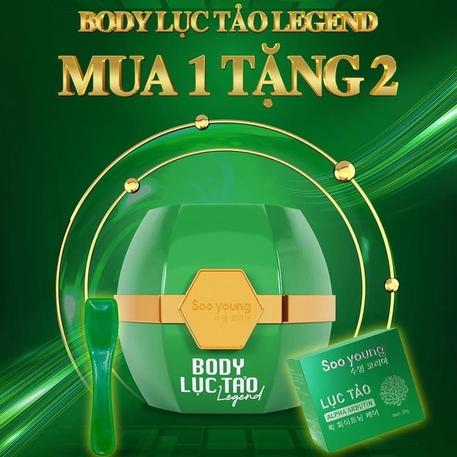 Kem dưỡng trắng da Body Lục Tảo Mới