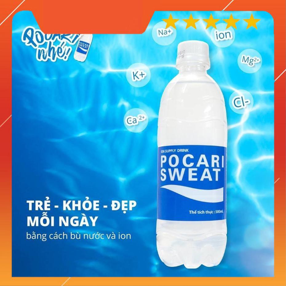 NƯỚC BỔ SUNG ION POCARI SWEAT 350 ml, 500 ml