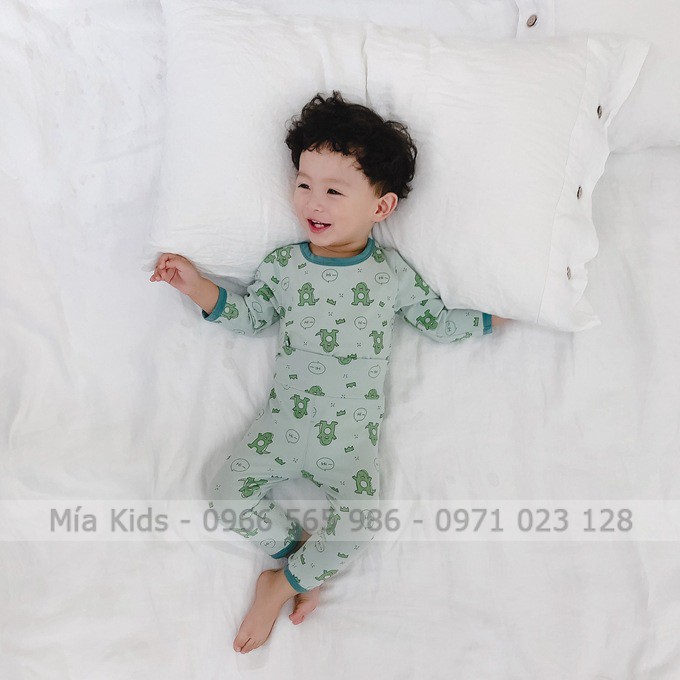 Bộ Nỉ Tơ Thu Đông Cho Bé Trai xuất Hàn Đẹp Chuẩn Ảnh, Bộ thu đông dài tay cho bé cao cấp