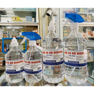 CỒN 70 ĐỘ - CỒN  BIDOPHAR CHAI 500ML