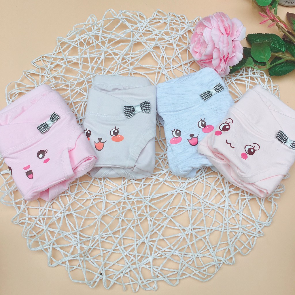 Set 02 quần lót bầu, quần chíp bầu cotton cạp chéo xinh xắn cho mẹ bầu - QL1