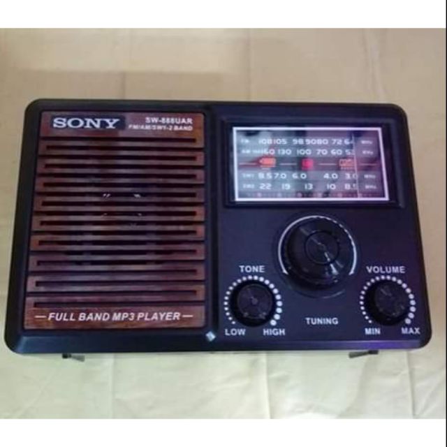 Đài Radio FM Sony Sw-888 UAR Chạy Thẻ Nhớ USB - Giá Sốc