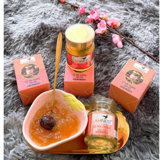 Tổ yến chưng táo đỏ 30% yến - mua 5 tặng 1