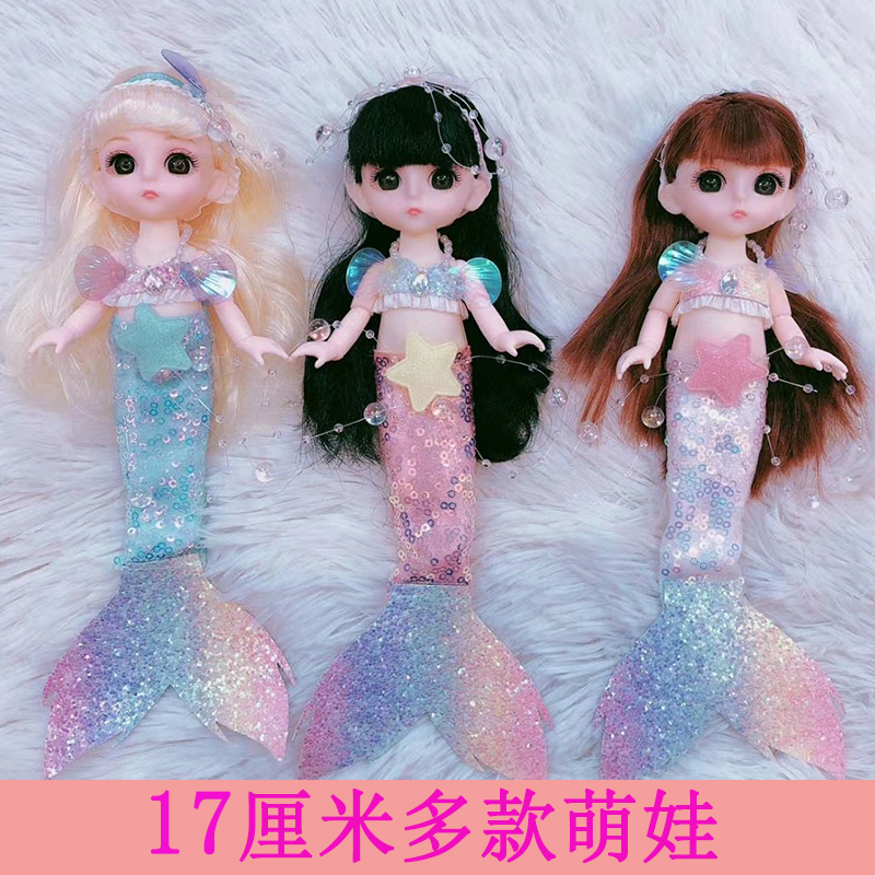 Búp Bê Barbie Nàng Tiên Cá 6 "17cm 8scouple Katank