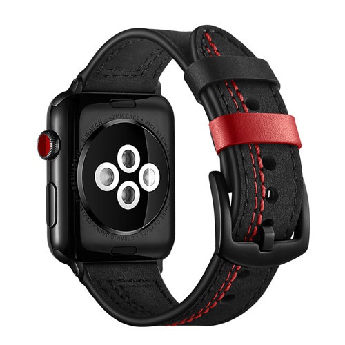 Dây đeo bằng da 45mm/41mm 44mm/40mm 42mm/38mm thích hợp cho đồng hồ thông minh apple watch series 4 3 5 se 6 7