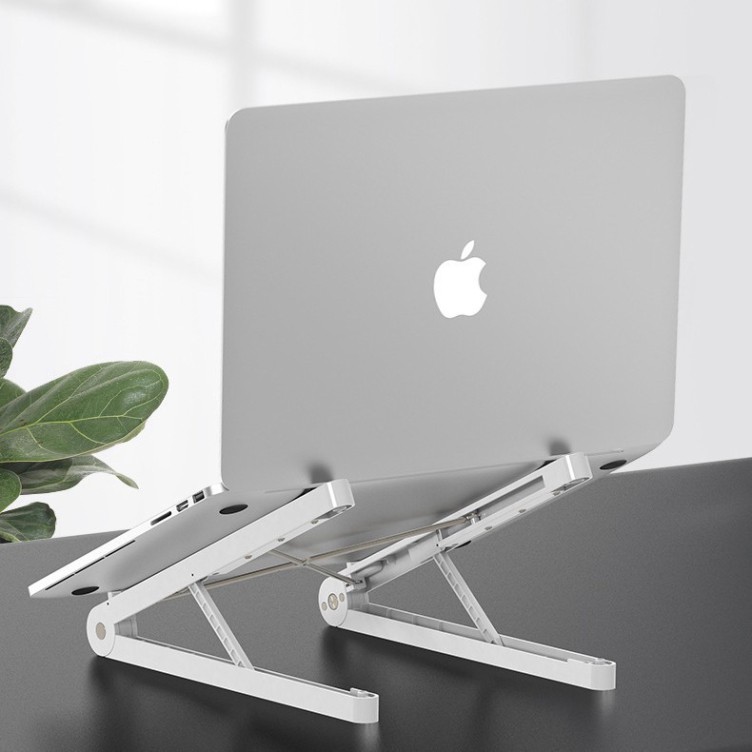 Giá đỡ laptop macbook để bàn gấp gọn dễ dàng điều chỉnh độ cao hỗ trợ tản nhiệt - Trùm Phụ Kiện | BigBuy360 - bigbuy360.vn