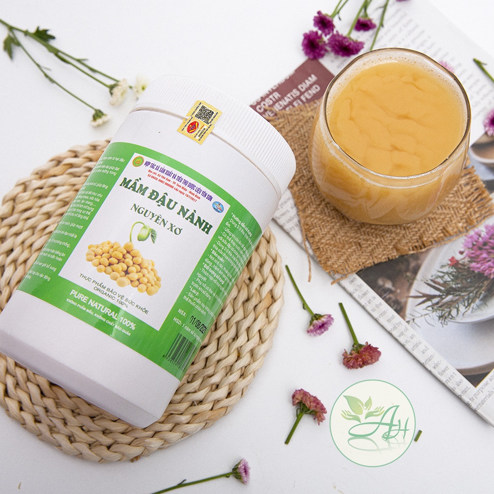 Mầm đậu nành nguyên xơ có đủ giấy ATVSTP hộp 0.5 kg