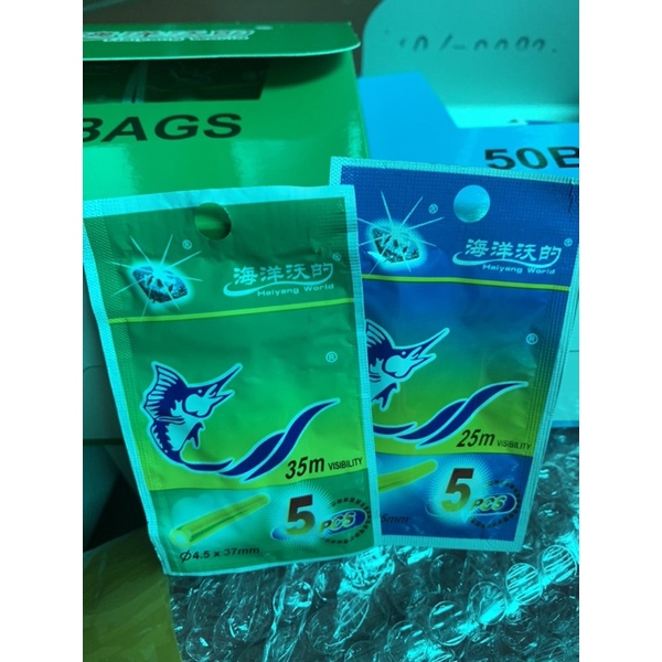 Đèn bẻ Dạ quang 5 bóng /1 vỉ chất lượng tốt