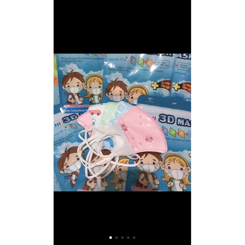 KHẨU TRANG KICHI TRẺ EM 5c/gói