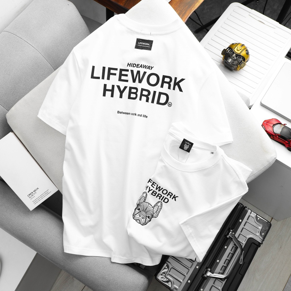 Áo thun thời trang tay lỡ unisex phong cách street style, chất cotton 4 chiều mềm mịn, thấm hút tốt LW1