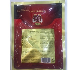 KẸO SÂM HÀN QUỐC 200g ( combo 6 gói)