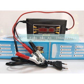 Bộ sạc bình ắc quy nhanh 6a-10acó màn hình hiển thị - fon-1206d- 1210d