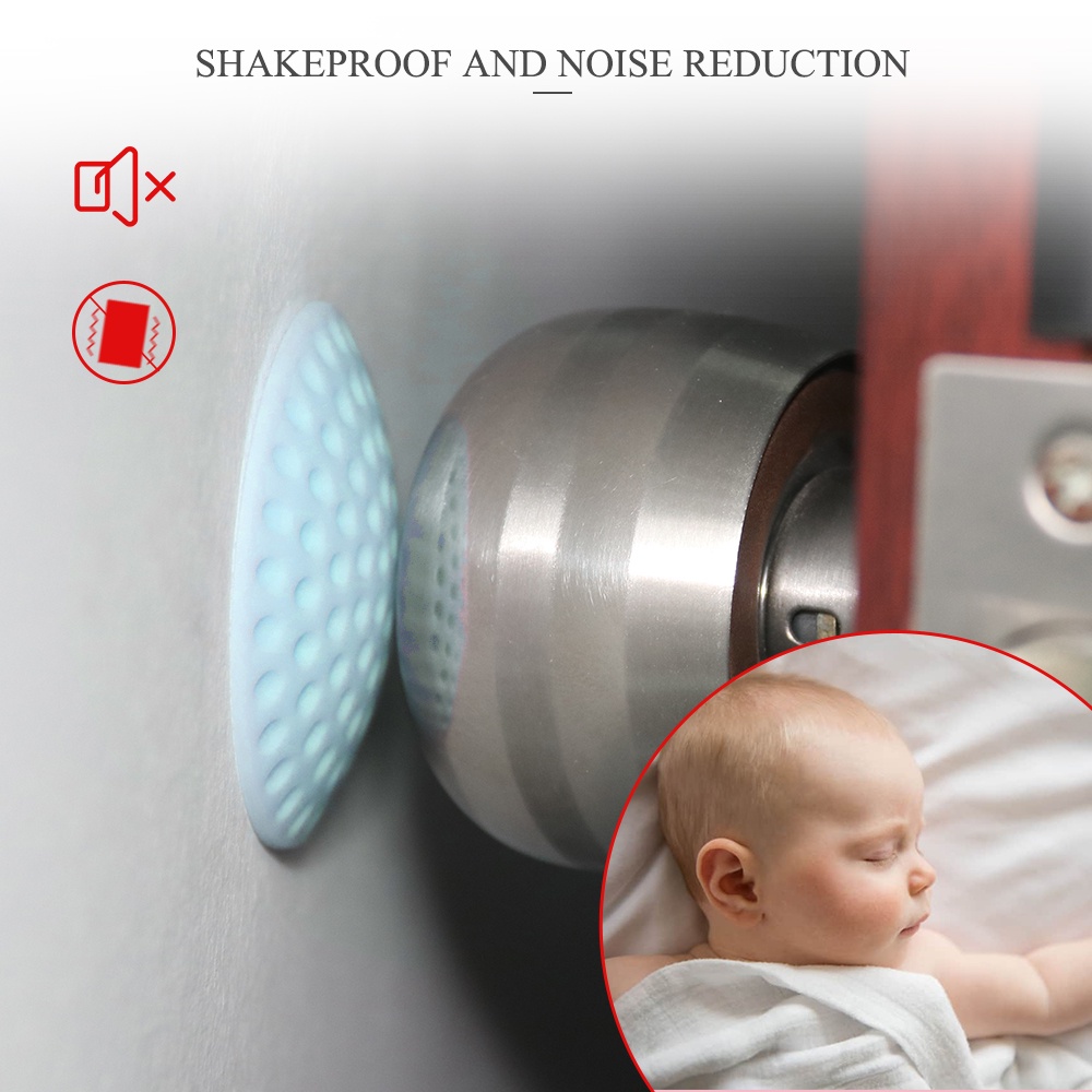 Furniture Crash Pad Wall Thickening Shockproof Mat Door Wall Stick Golf Modelling Rubber Pad Handle Door Lock burang