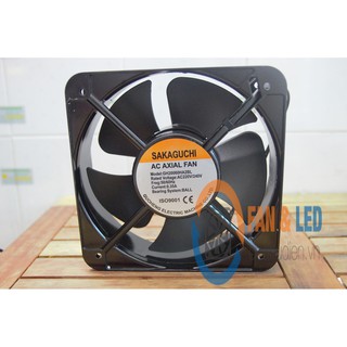 Quạt tản nhiệt AC 20cm Sakaguchi GH20060HA2BL, 220/240VAC, 200x200x60mm