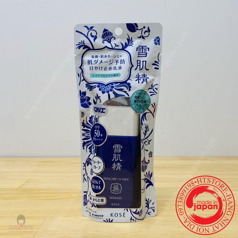 Kem chống nắng Kose Sekkisei White UV Milk 60g