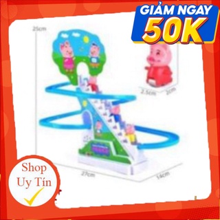 SKU1107 Đồ Chơi Heo Peppa Leo Cầu Thang, Cầu Trượt Có Nhạc Cỡ Lớn