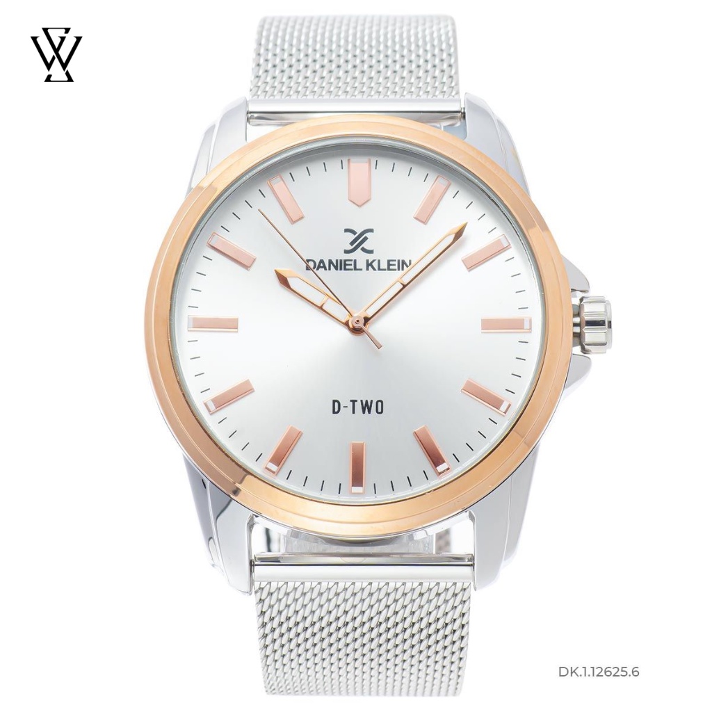Đồng Hồ Quartz Nam Daniel Klein WATCHSTORE DK.1.12625.6 Mặt Kính Khoáng 43mm, Dây Kim Loại, Vỏ Thép Không Gỉ
