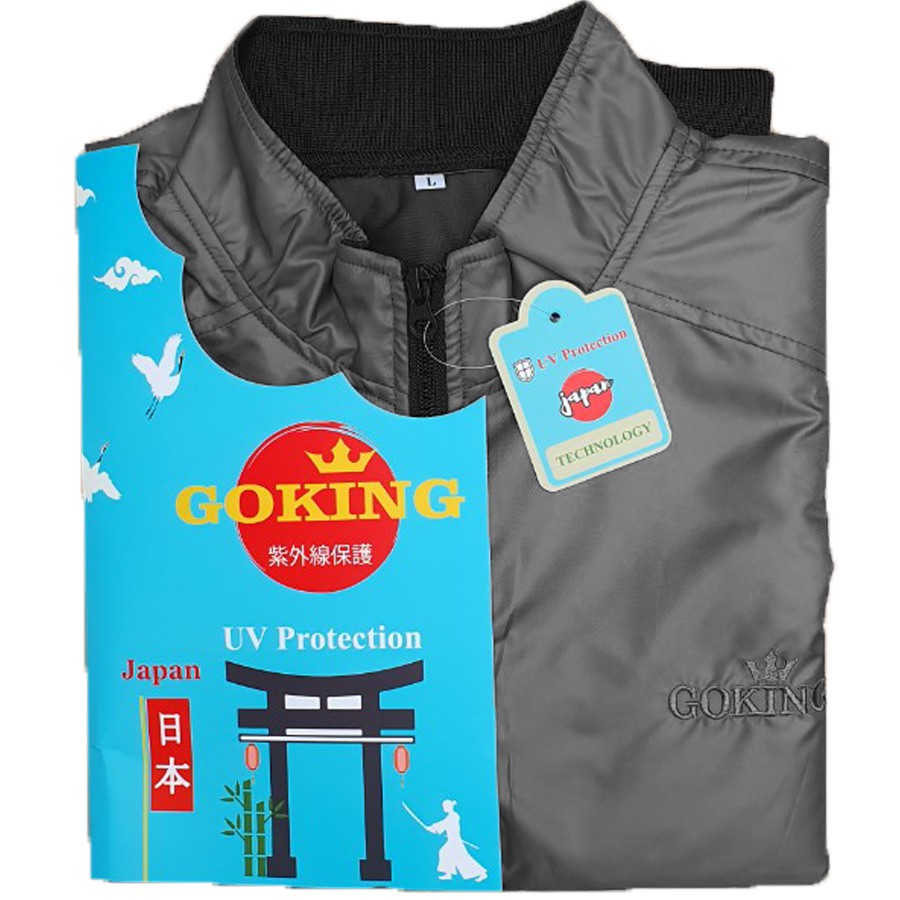 Áo khoác nữ nam cách nhiệt, thương hiệu GOKING, hàng hiệu Việt Nam xuất khẩu cao cấp. Áo khoác dù chống nắng gió lạnh