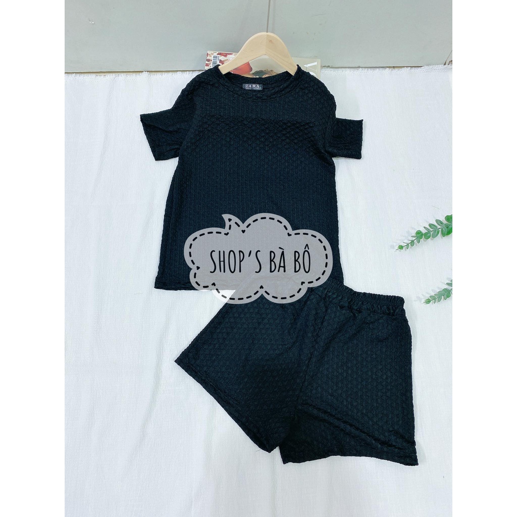 Bộ thun đùi cho nữ mặc nhà, mặc đi chơi, vải thun lạnh, bảng màu tôn da, siêu dễ thương