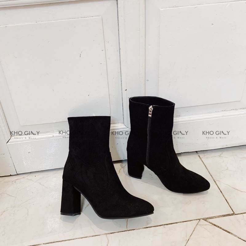 Boots Trơn khoá sườn B002 | BigBuy360 - bigbuy360.vn