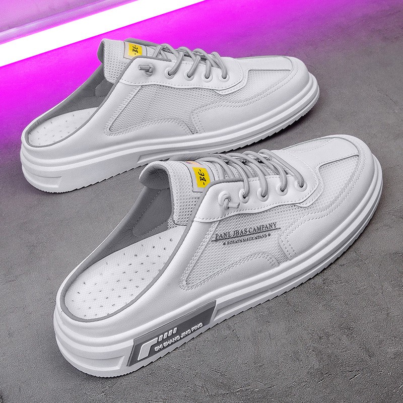 Giày lười phối lưới thoáng khí size 39-44 K60 phong cách cá tính thời trang mùa hè cho nam | BigBuy360 - bigbuy360.vn