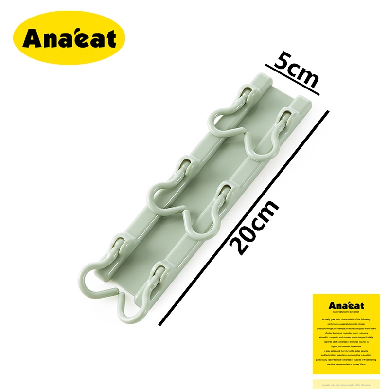 Bộ 2 bộ móc treo tường ANAEAT dùng để treo đồ trong nhà bếp tiện dụng chất lượng cao