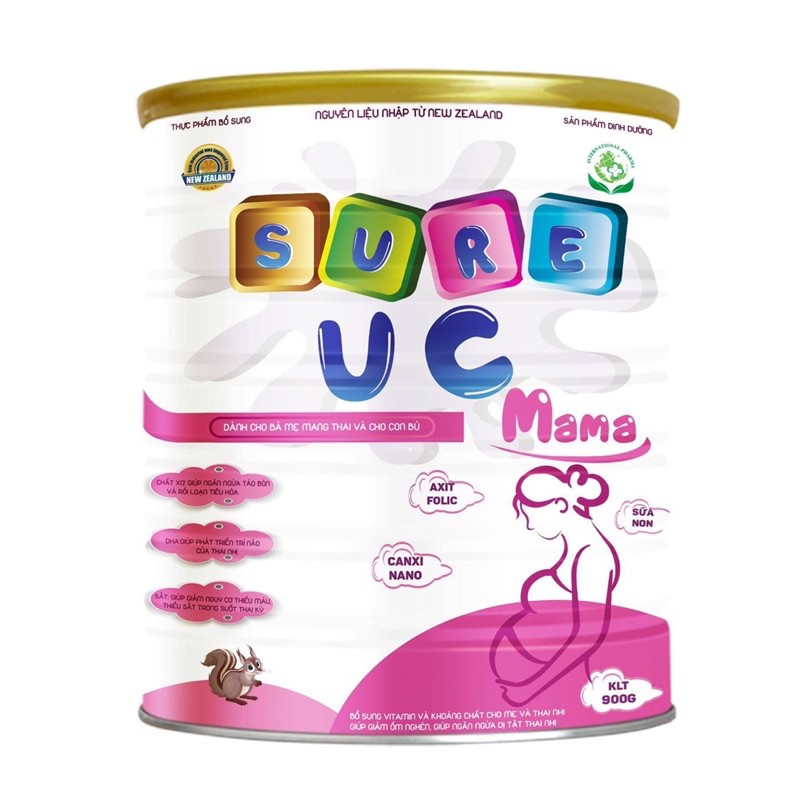 SỮA SURE ÚC 900G ĐỦ LOẠI