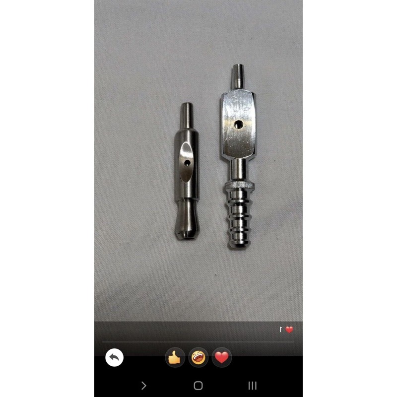 Cút nối ống hút inox tai mũi họng