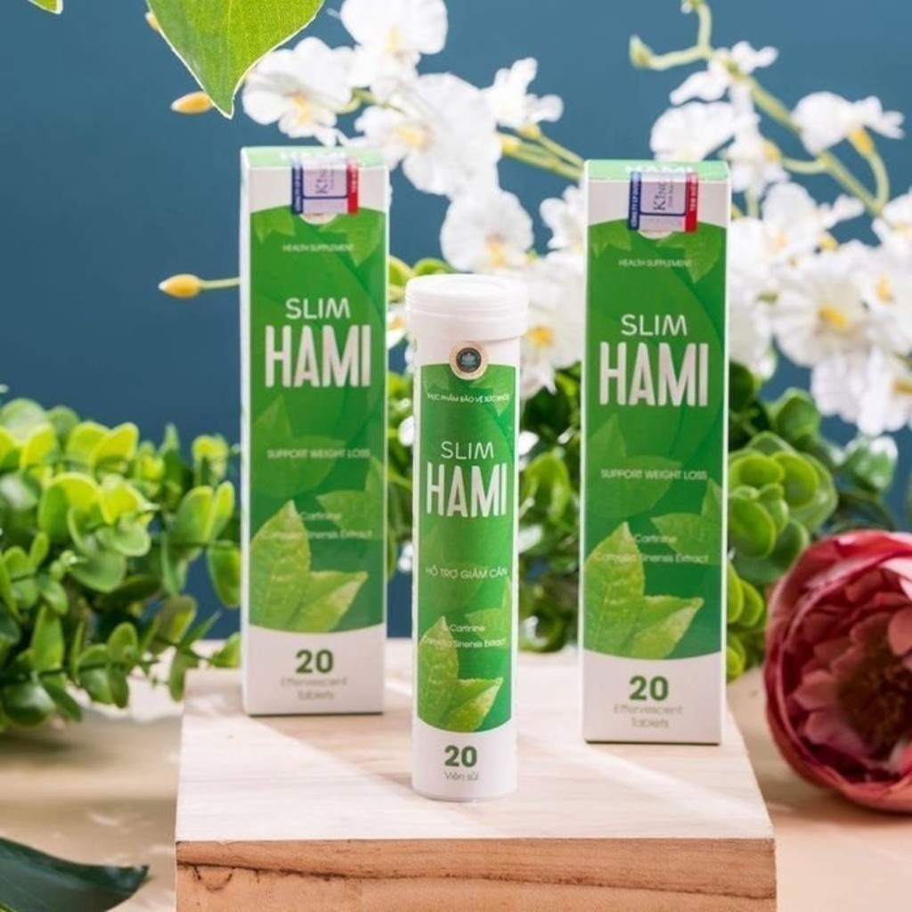 ✔️ Giảm Cân Cấp Tốc Slim Hamii Thế Hệ Mới Chính Hãng Sunite - Hộp 20 Viên Sủi