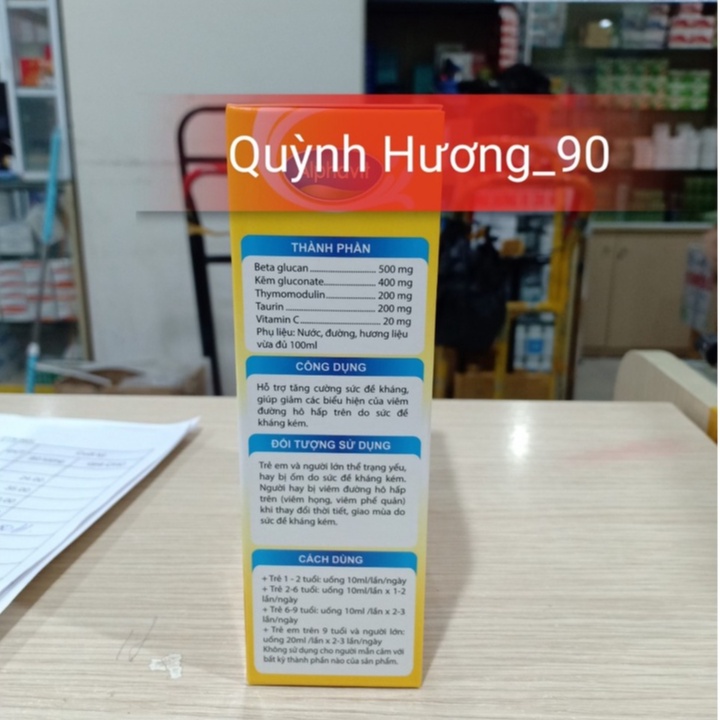 ALPHAVIT Tăng cường miễn dịch hộp 20 ống giúp tăng sức đề kháng ở trẻ