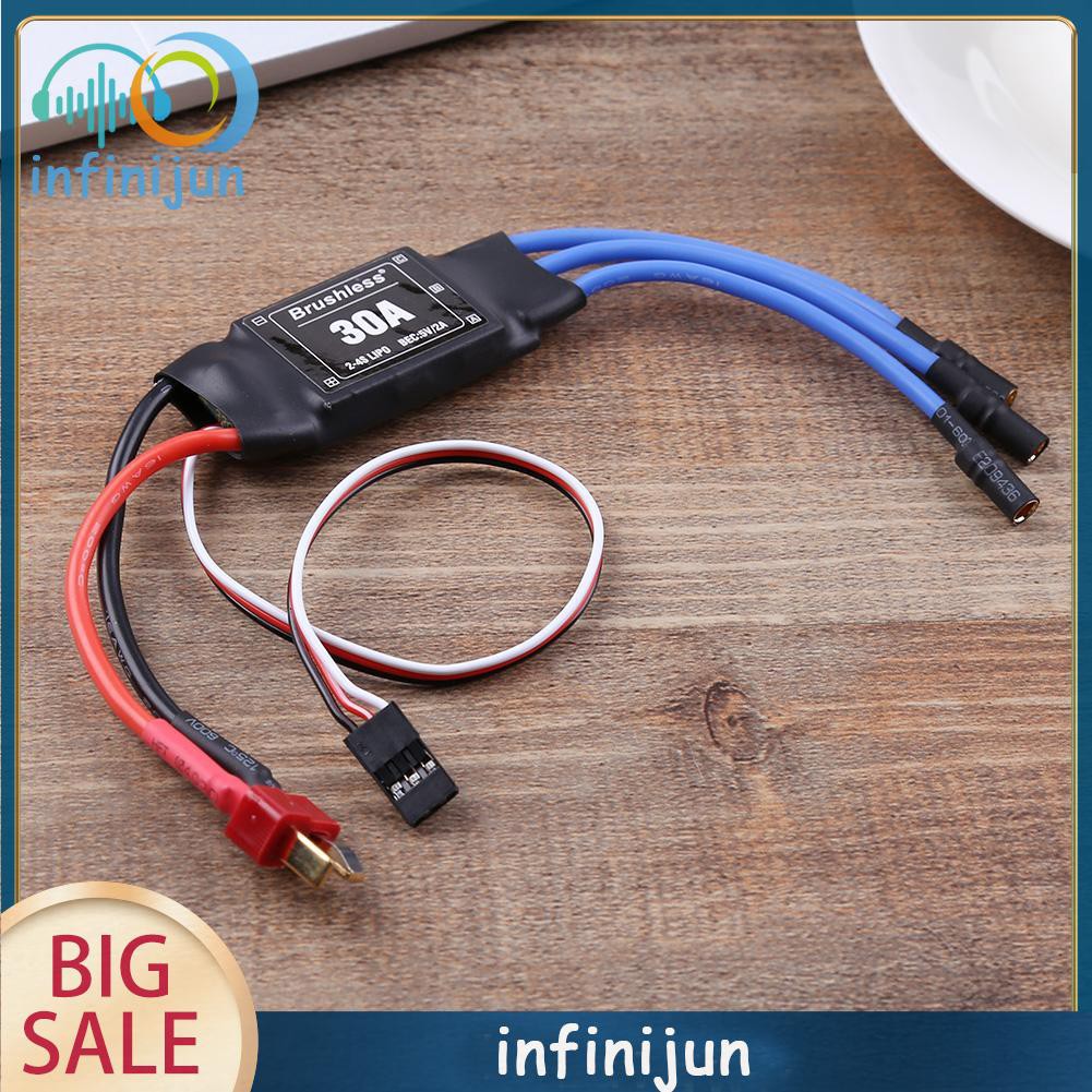 [Mã TOYDEC hoàn 20K xu đơn 50K] Động Cơ Không Chổi Than 30A Esc Cho Máy Bay Điều Khiển Từ Xa