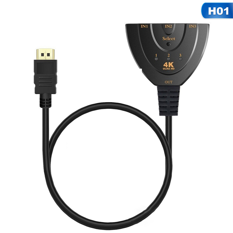 Bộ Chia 3 Cổng HDMI 1.4 3d mini 3 Trong 1 Ra video hub