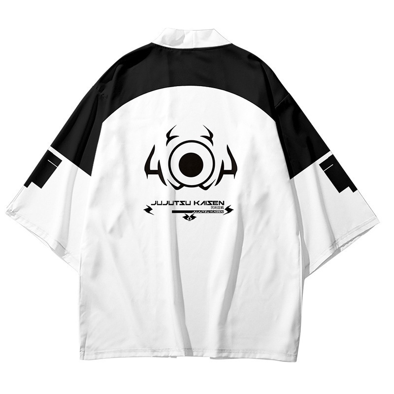 Áo Khoác Kimono Tay Dài Dáng Rộng In Hình Anime Độc Đáo Thời Trang Unisex