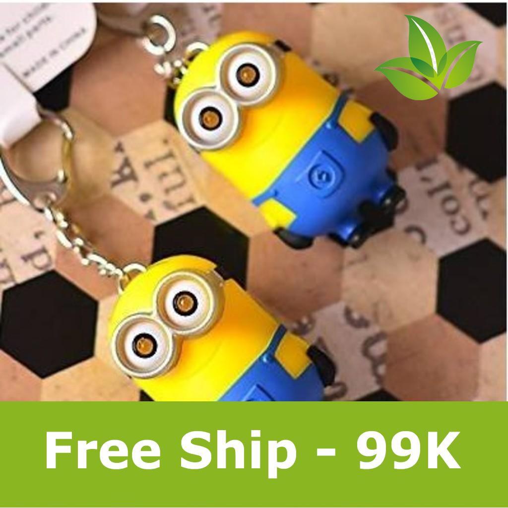 Móc khoá Minion biết nói i love you hỗ trợ ship