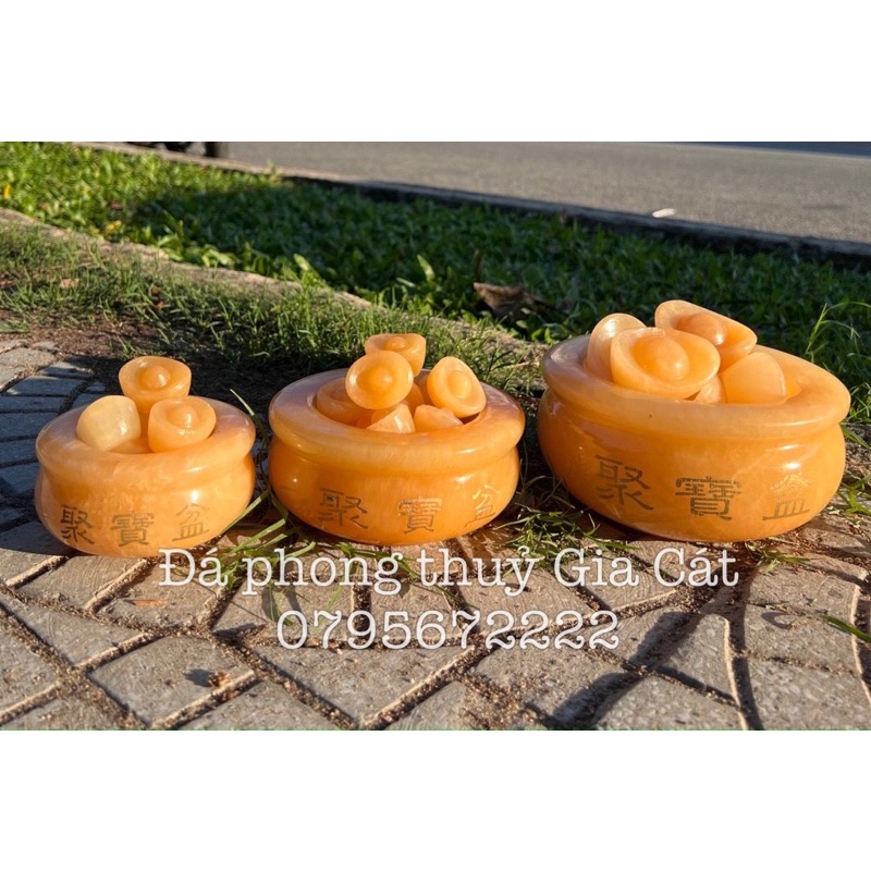 Bát tụ bảo bồn tụ bảo ngọc hoàng long 16cm 12cm 10cm đẹp