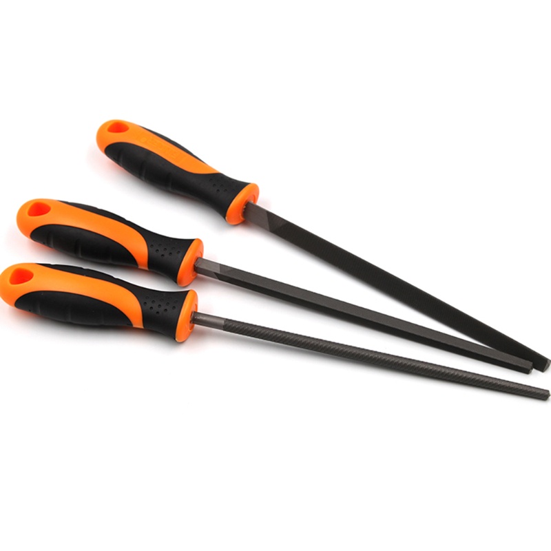 Bộ Dũa Thép Carbon Cao Cấp Tay Cầm Cao Su Phẳng / Tròn / Vuông / Nửa Hình Tròn