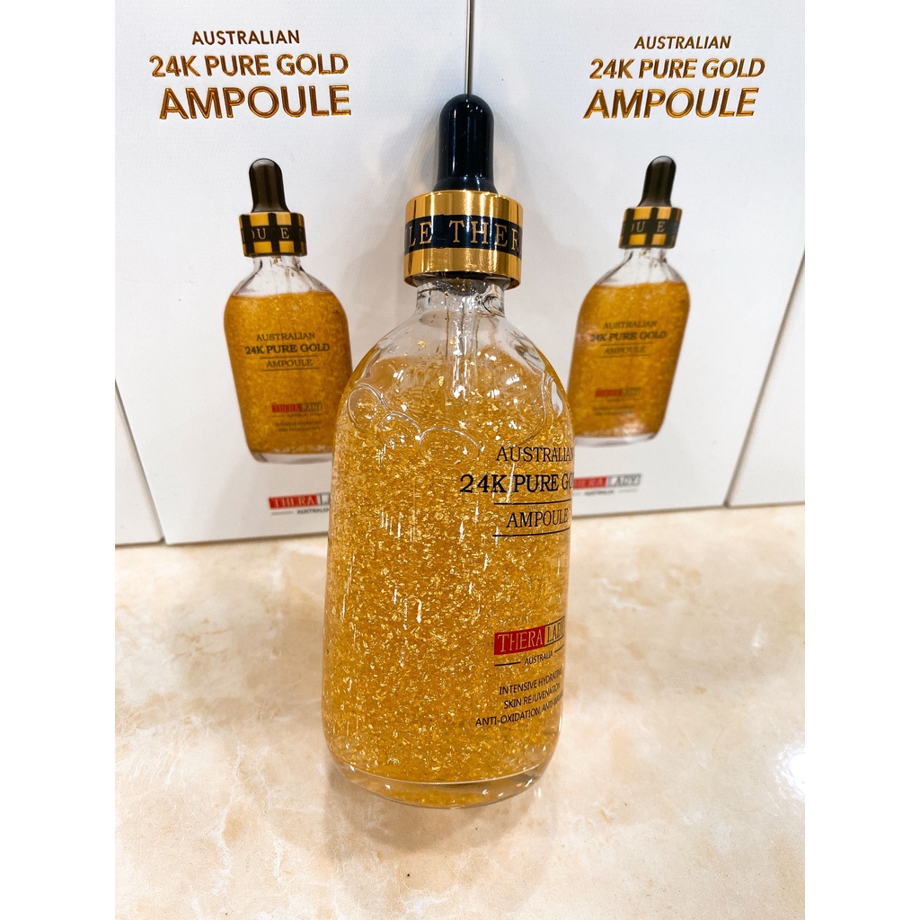 Serum Tinh Chất Vàng Thera Lady 24K Pure Gold Ampoule Hàn Quốc 100ml