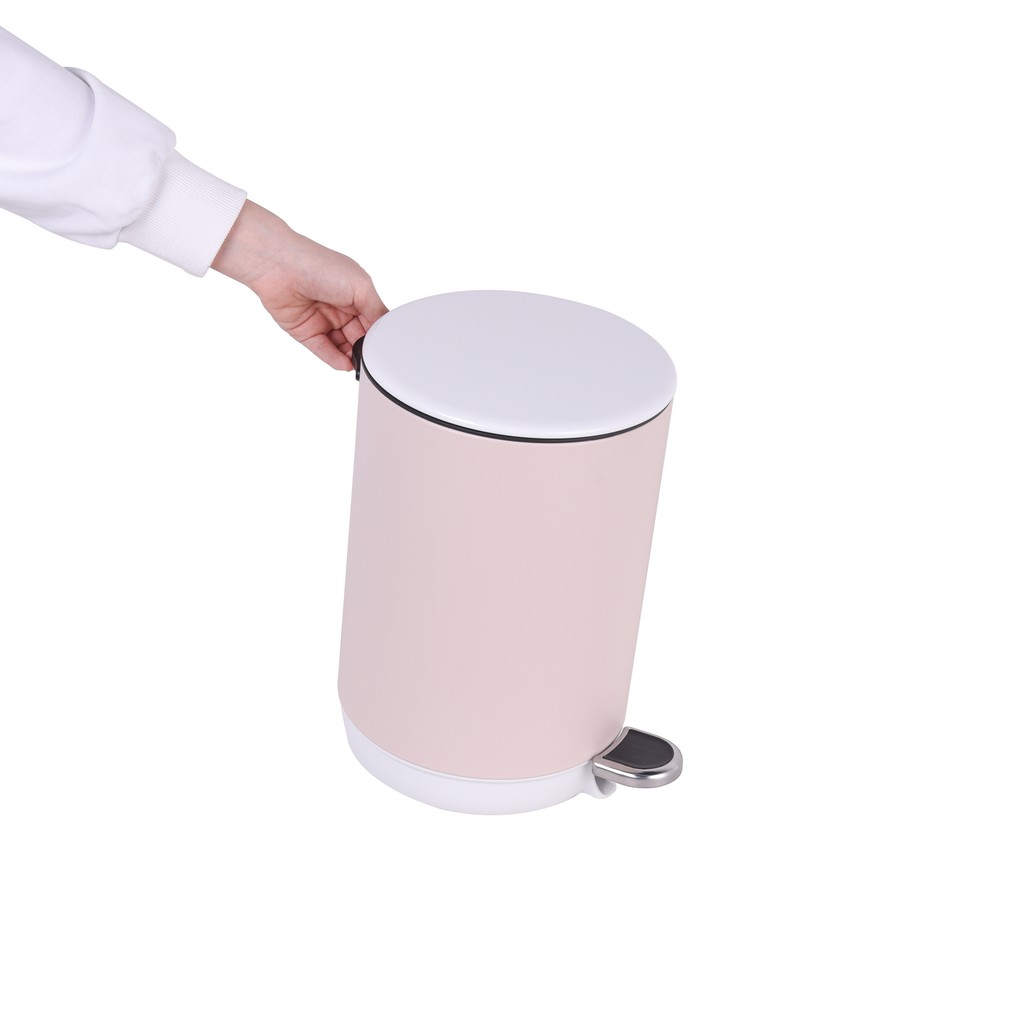 5 LIT - THÙNG RÁC TRÒN  INOX  SƠN TĨNH  ĐIỆN VINAMOP - HÀNG CHÍNH HÃNG VINAMOP