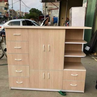 Tủ kèm kệ thiết kế sang trọng Bn21