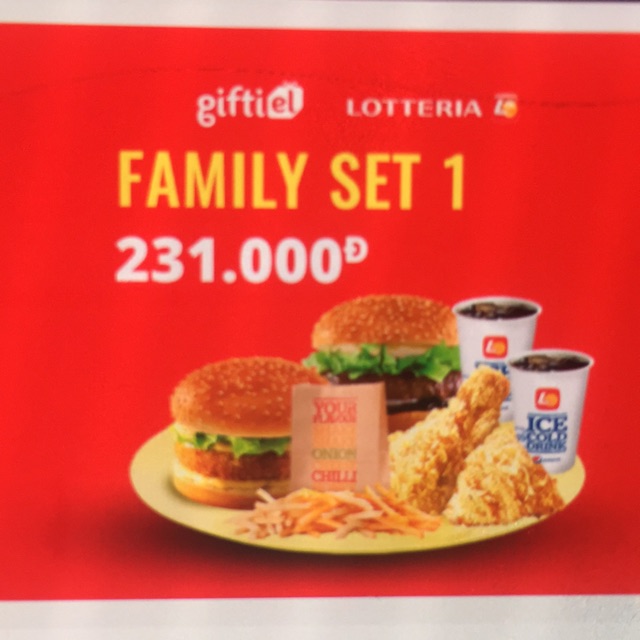 E- Voucher Lotteria Family Set 1