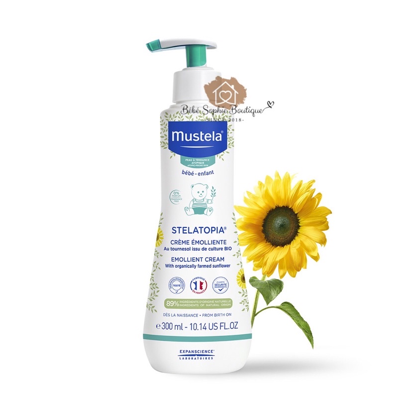 Sữa tắm Mustela Bio 500ml siêu thơm, chiết xuất quả bơ hữu cơ dưỡng da mềm mại cho bé từ sơ sinh