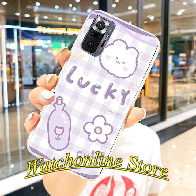 Ốp lưng silicon Xiaomi Mi 11 lite / Redmi Note 10 / Redmi Note 10 pro / K40 k40 pro Poco F3 Redmi 9T in Thỏ cute P2