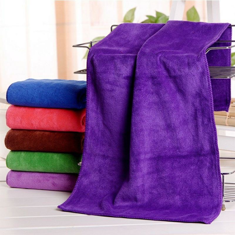 Khăn lau microfiber đa năng 50x30cm làm nail, spa, lau kính ô tô, lau bếp